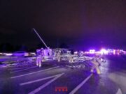 Retencions quilomètriques a l’AP-7 per un camió bolcat al Papiol que ha tallat fins a sis carrils