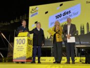 Barcelona es tenyeix de groc per celebrar el compte enrere dels 100 dies per al Grand Départ del Tour de França 2026